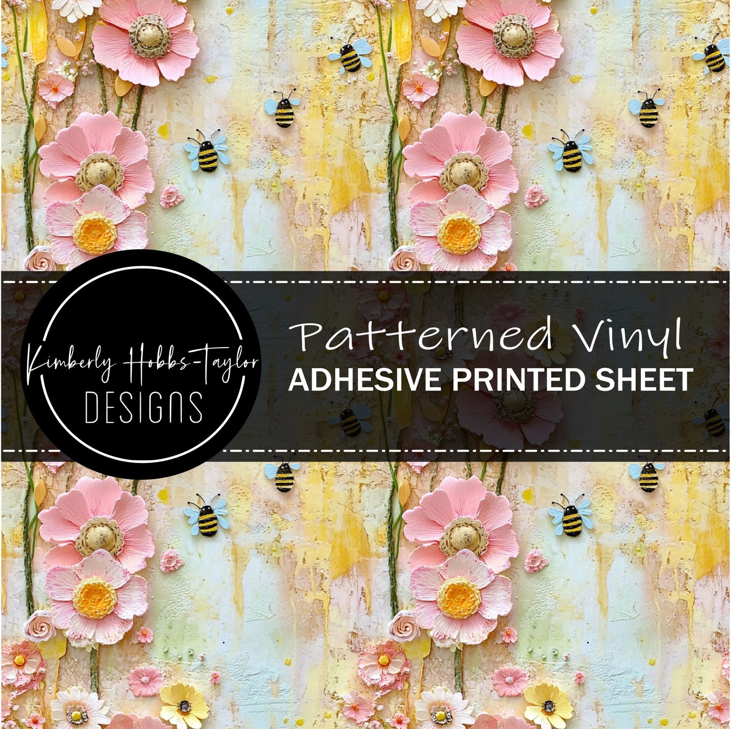 Layered Florals B vinyl