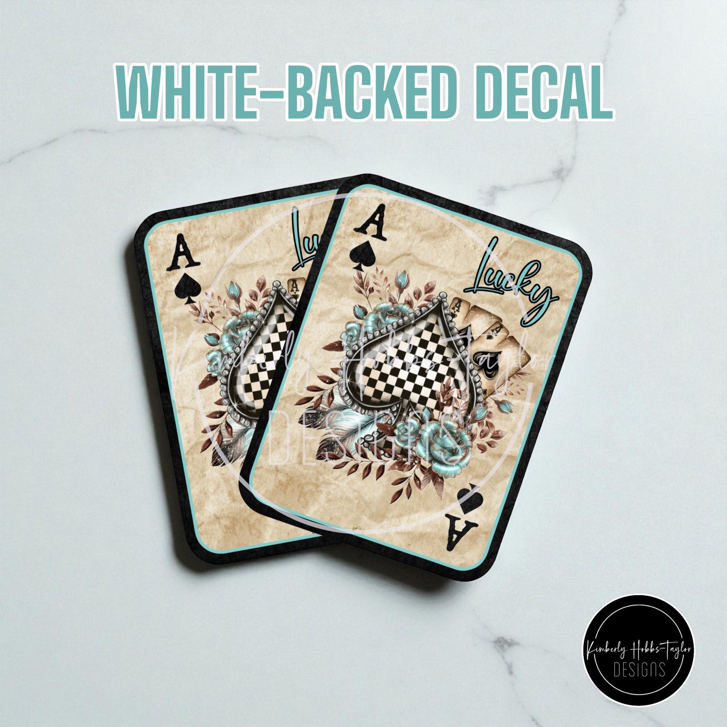 Play Your Cards Right - decal