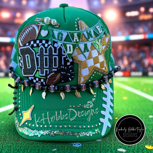Green Gold Game Day Trucker Hat