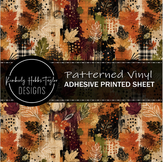 Fall Leaves - Adhesive Vinyl