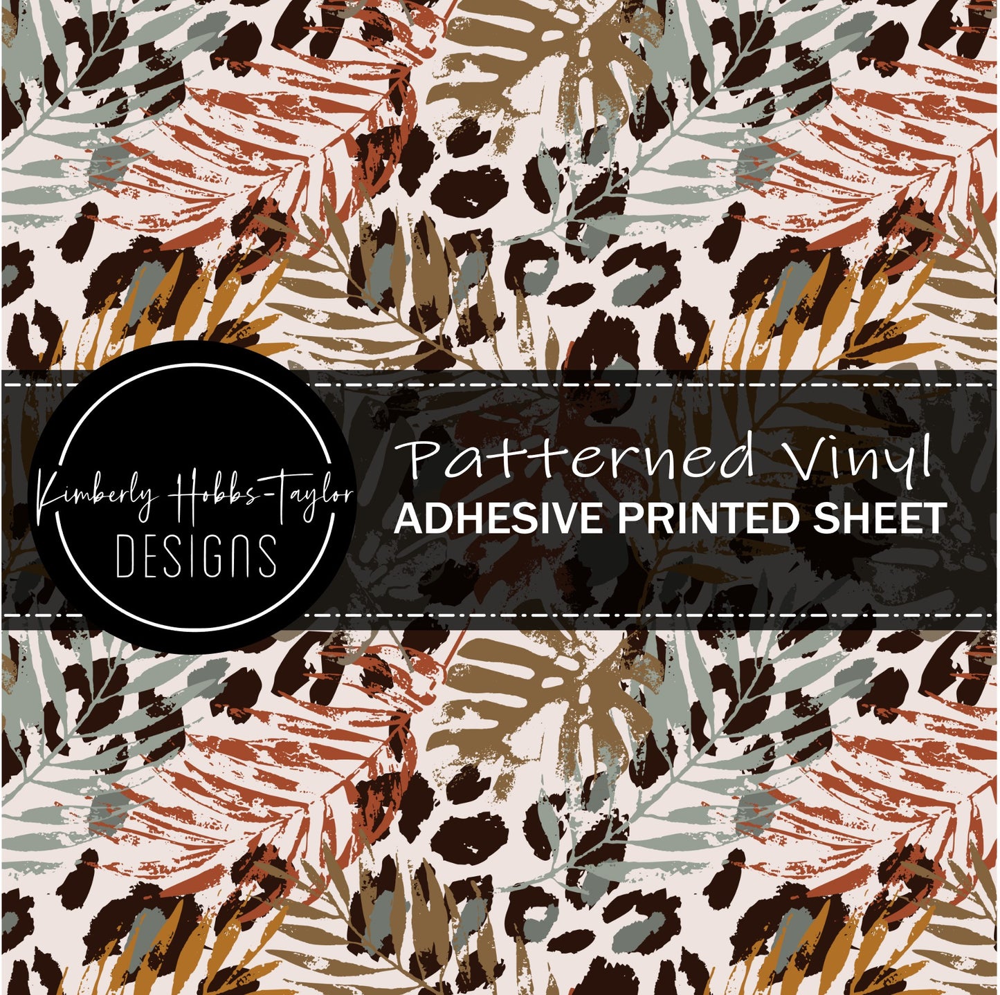 Leopard and Leaves D vinyl