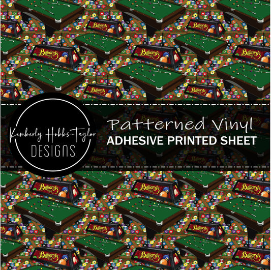 Billiards Tables - Pool vinyl