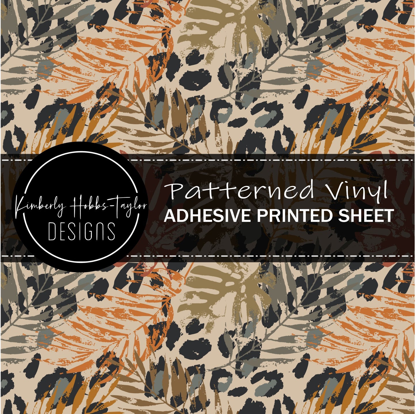 Leopard and Leaves C vinyl