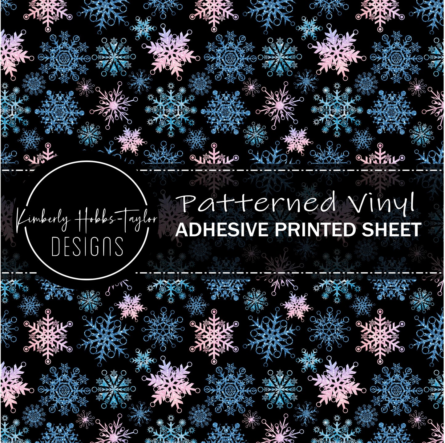 Pastel Snowflakes B vinyl