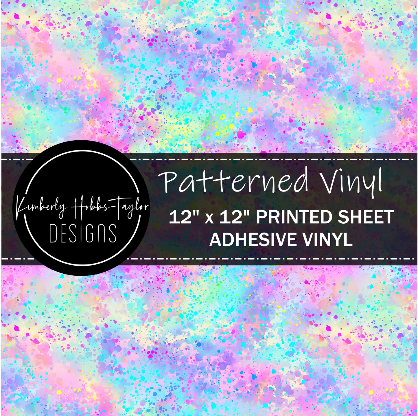 Pastel Splatter vinyl