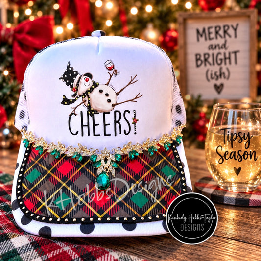 Cheers Snowman - Trucker Hat
