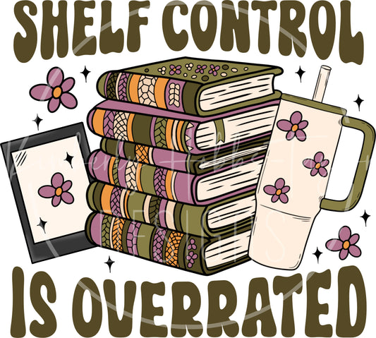 Shelf Control Is Overrated decal