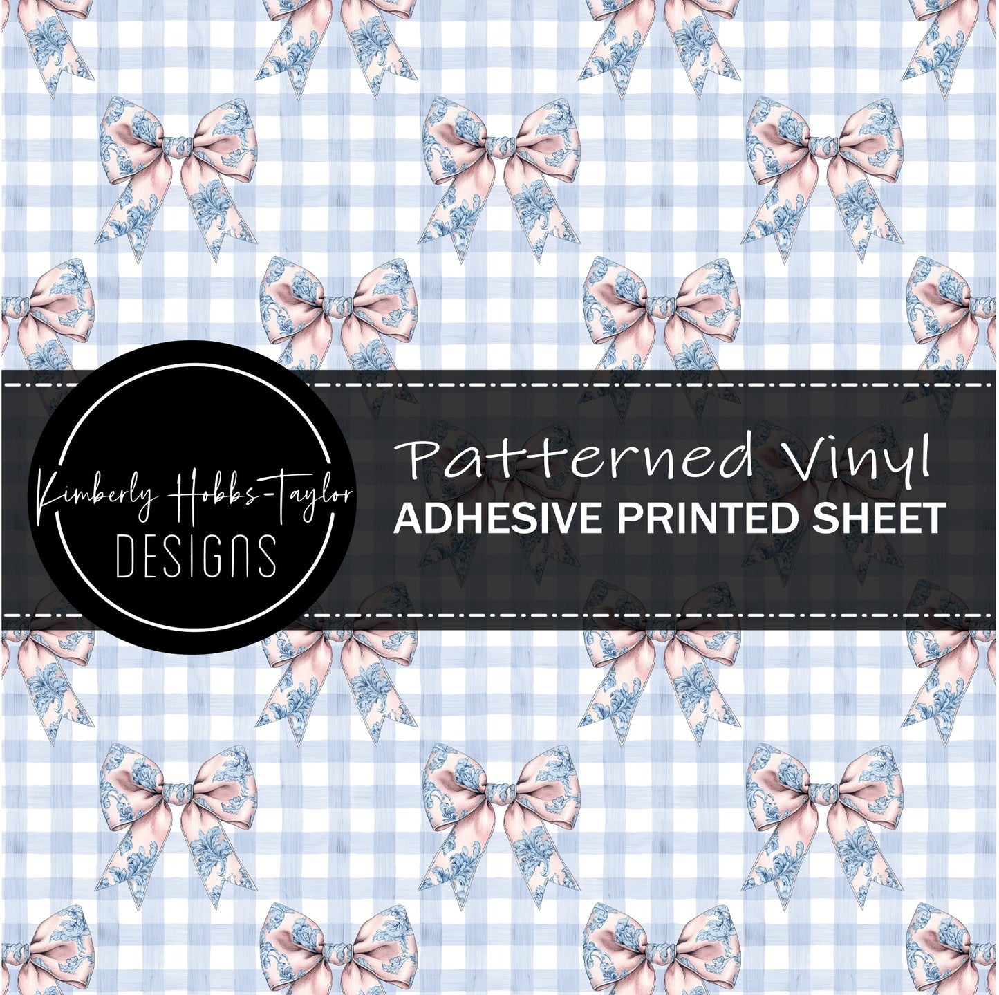 Pink Blue Chinoiserie Christmas D vinyl