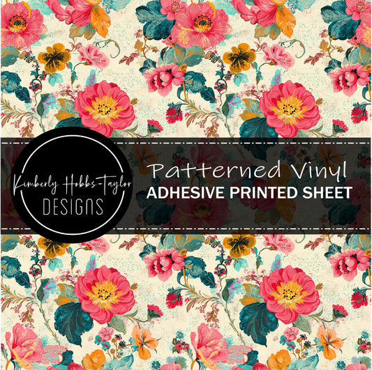 Spring Floral C vinyl