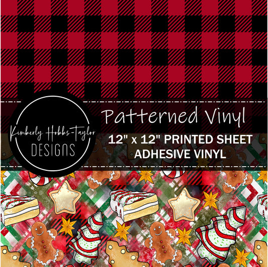 Red Black Buffalo_Christmas Cake Combo vinyl