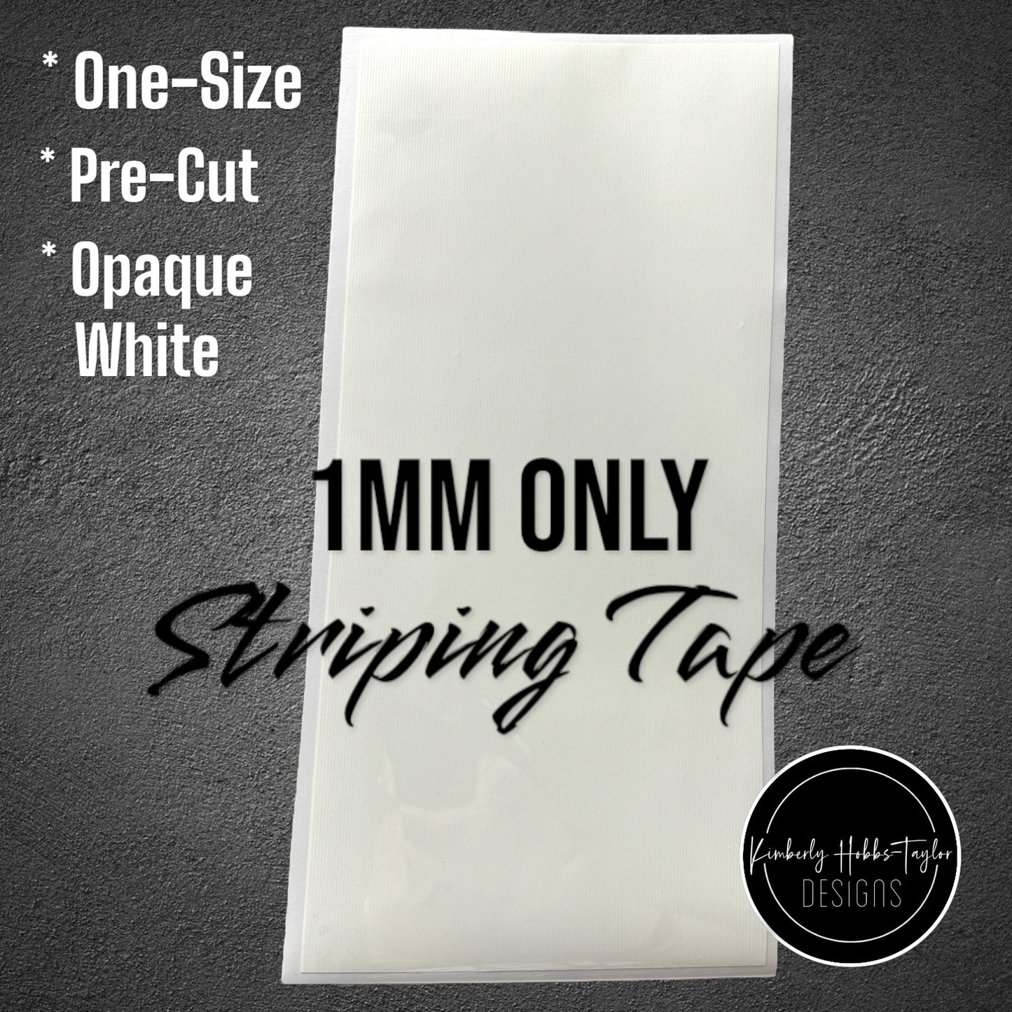 Pre-Cut White Striping Tape