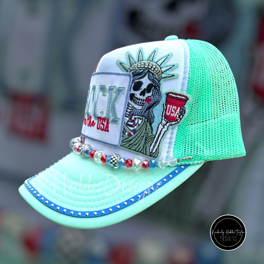 Rock In The USA - Seafoam Trucker Hat