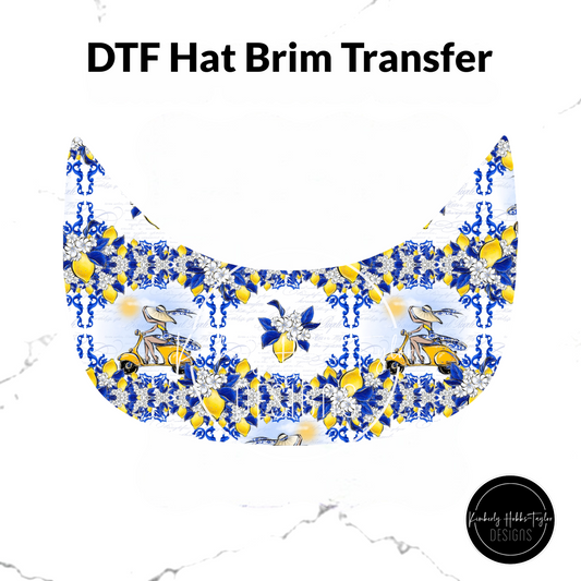 DTF Hat Brim Transfer - Easy Peasy A
