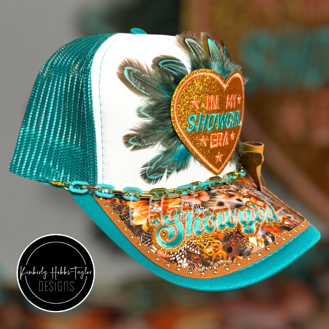 Fancy Feathered Trucker Hat