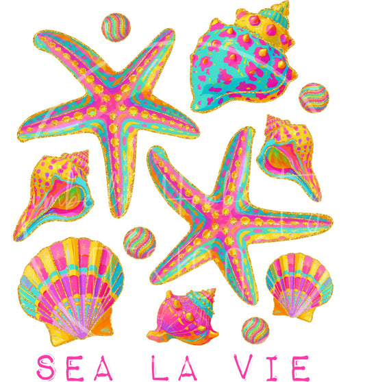 DECAL - Sea La Vie Coastal Shells