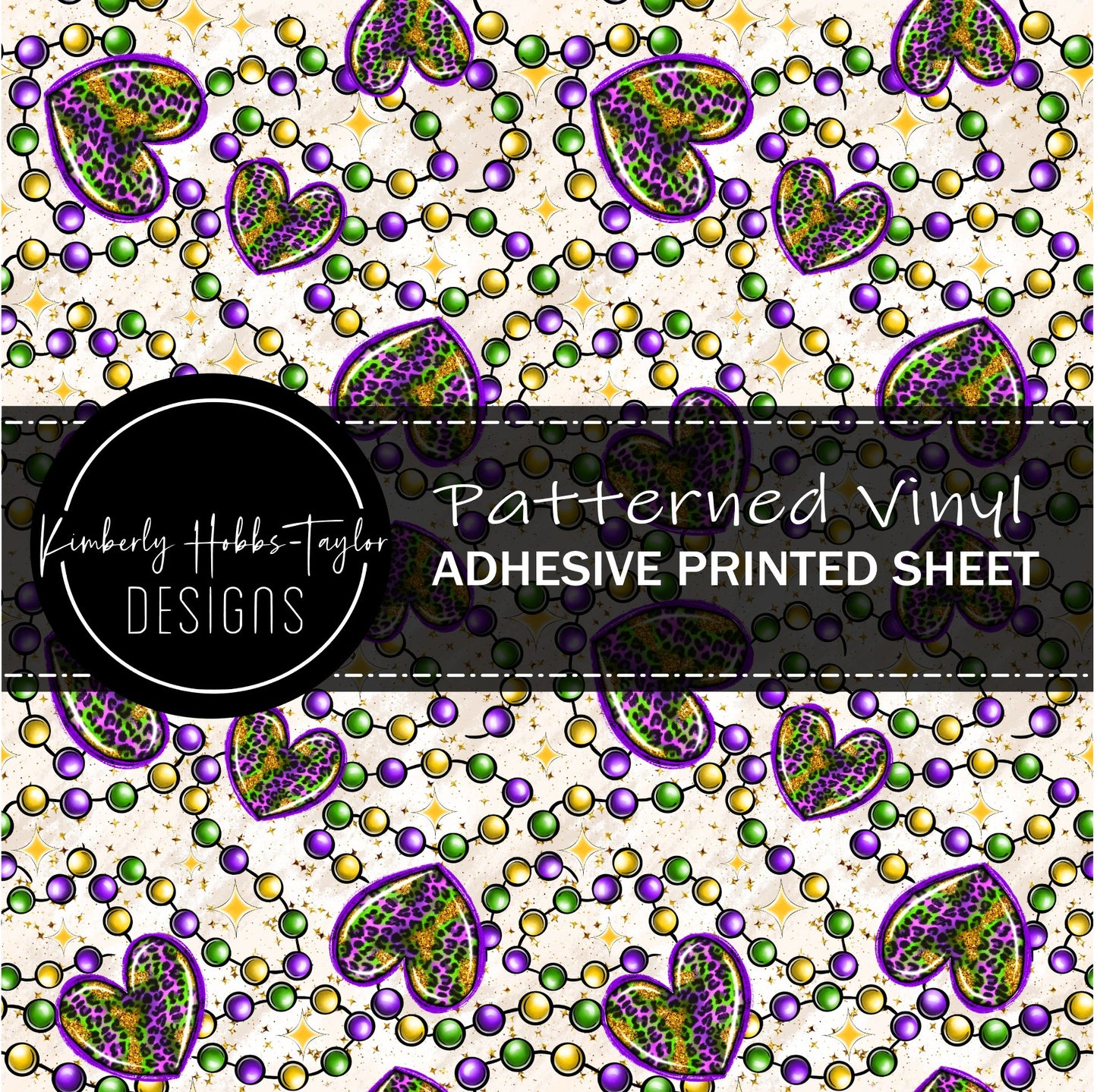 Mardi Gras Beads vinyl