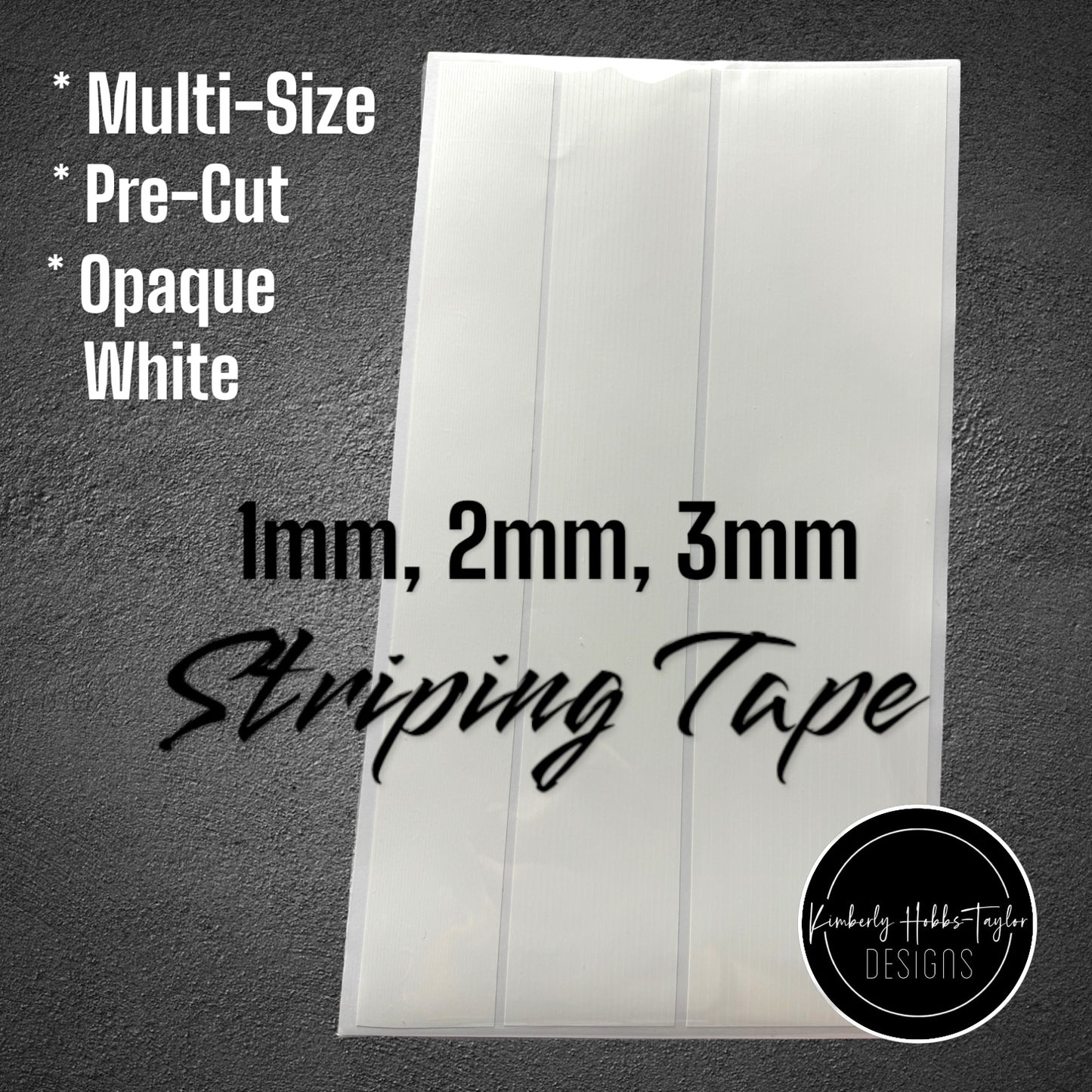 Pre-Cut White Striping Tape