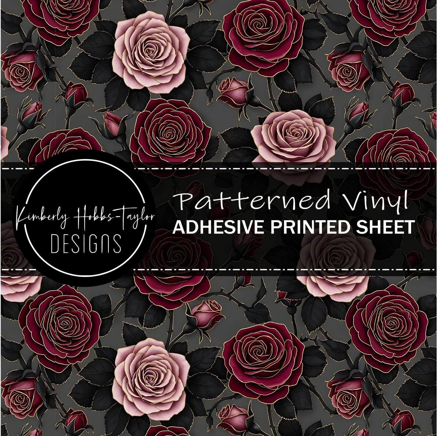 Dark Romantic Floral D vinyl