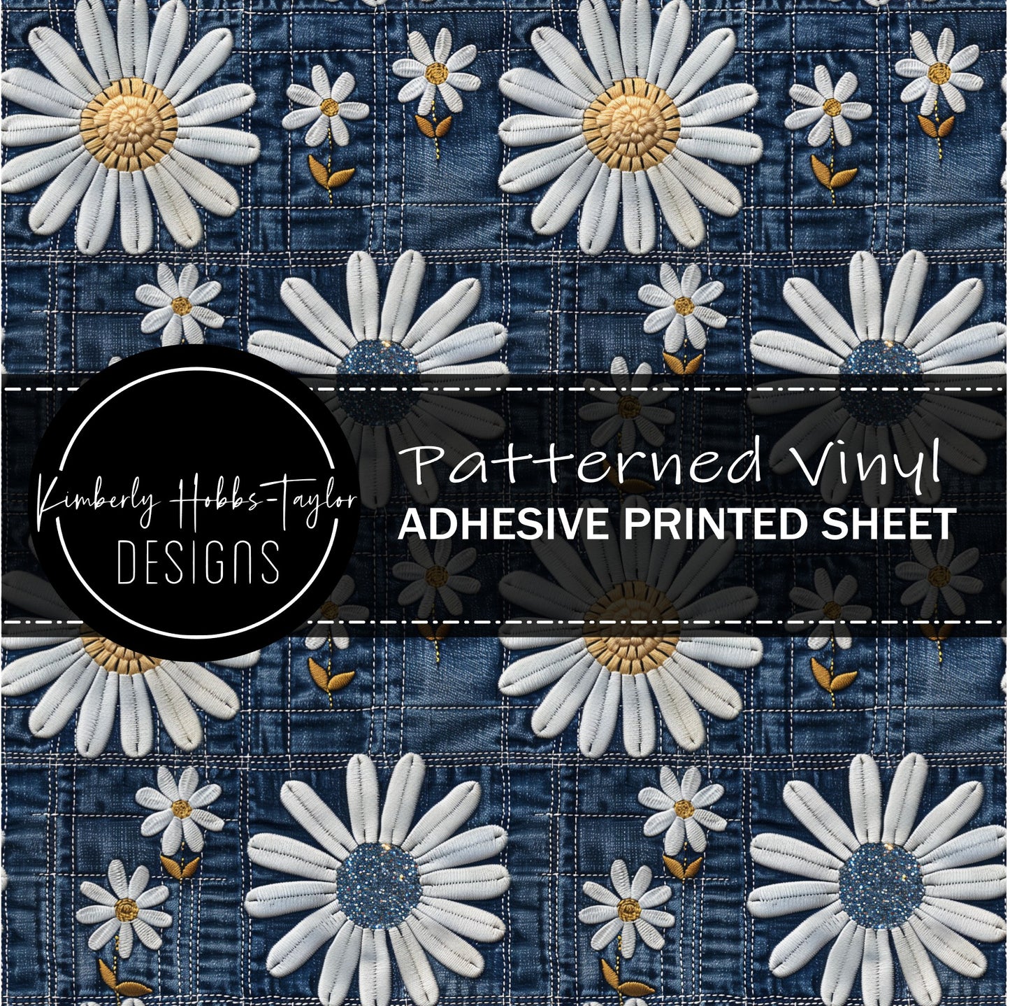 Denim Flowers A vinyl