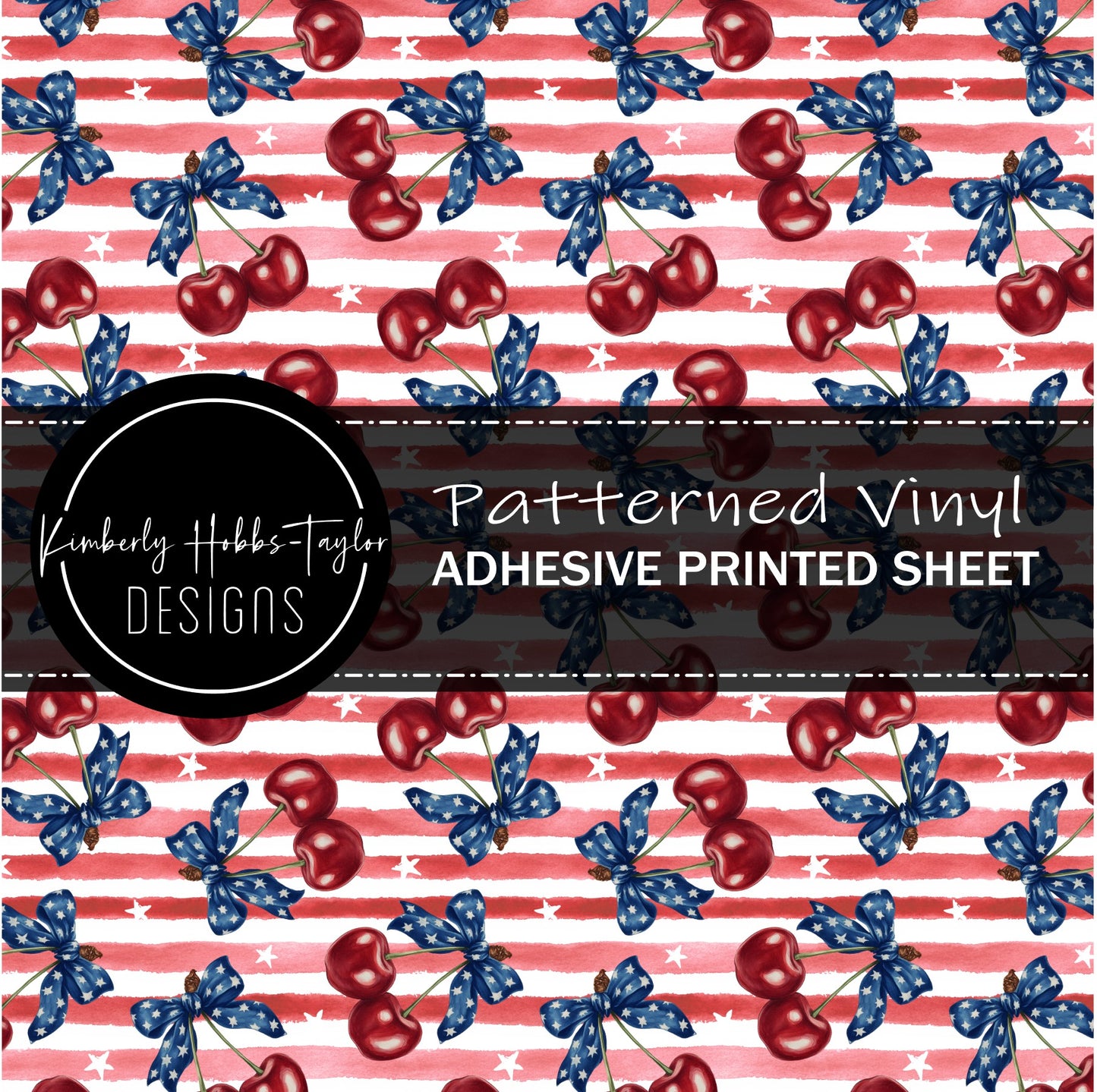 Americana Striped Cherries vinyl