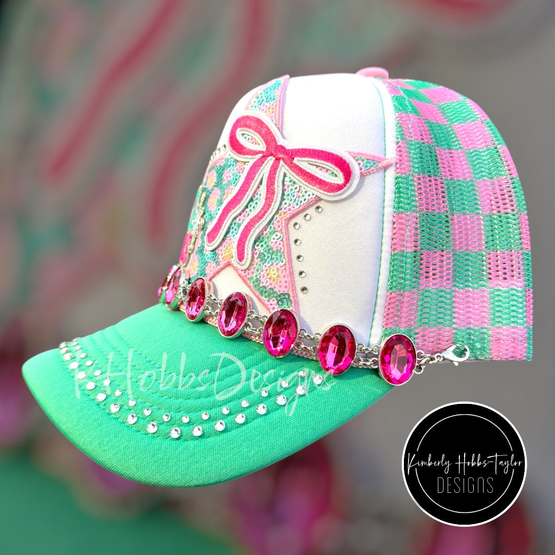 Retro Merry Christmas Trucker Hat