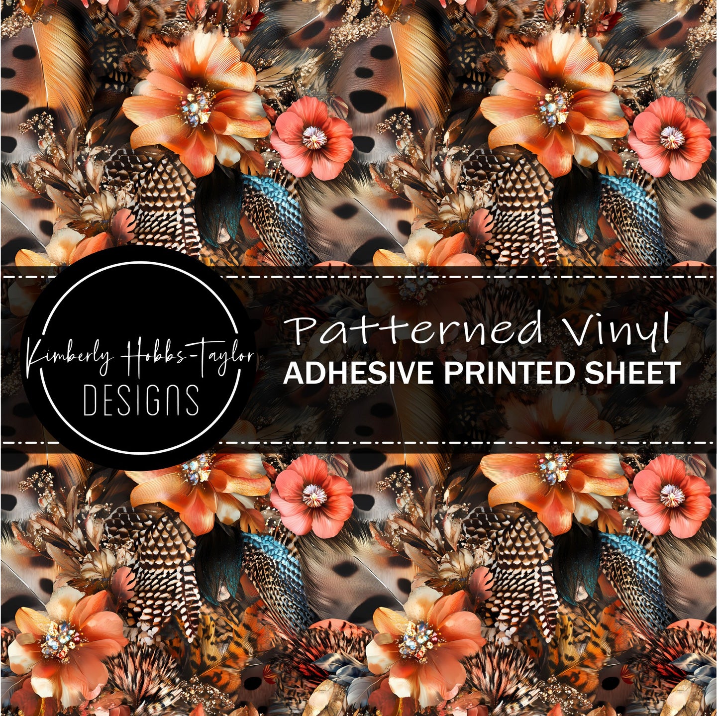 Fall Feathers and Florals vinyl