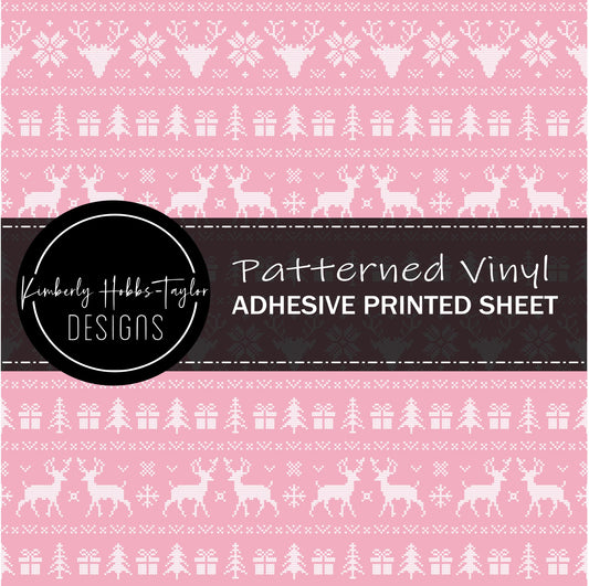 Ugly Christmas Sweater - Pink vinyl