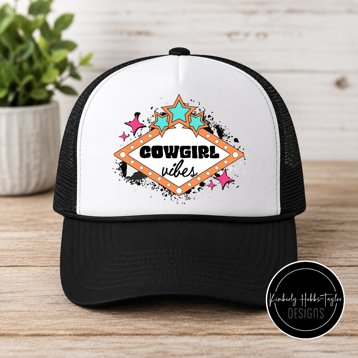 DTF Hat Transfer - Cowgirl Vibes