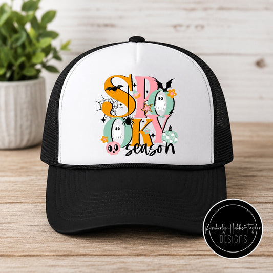 DTF Hat Transfer - Pastel Spooky Mashup