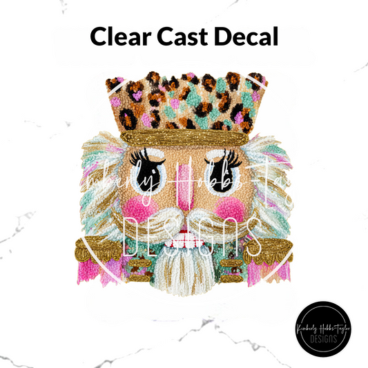 Clear Cast Decal - Yarn Nutcracker