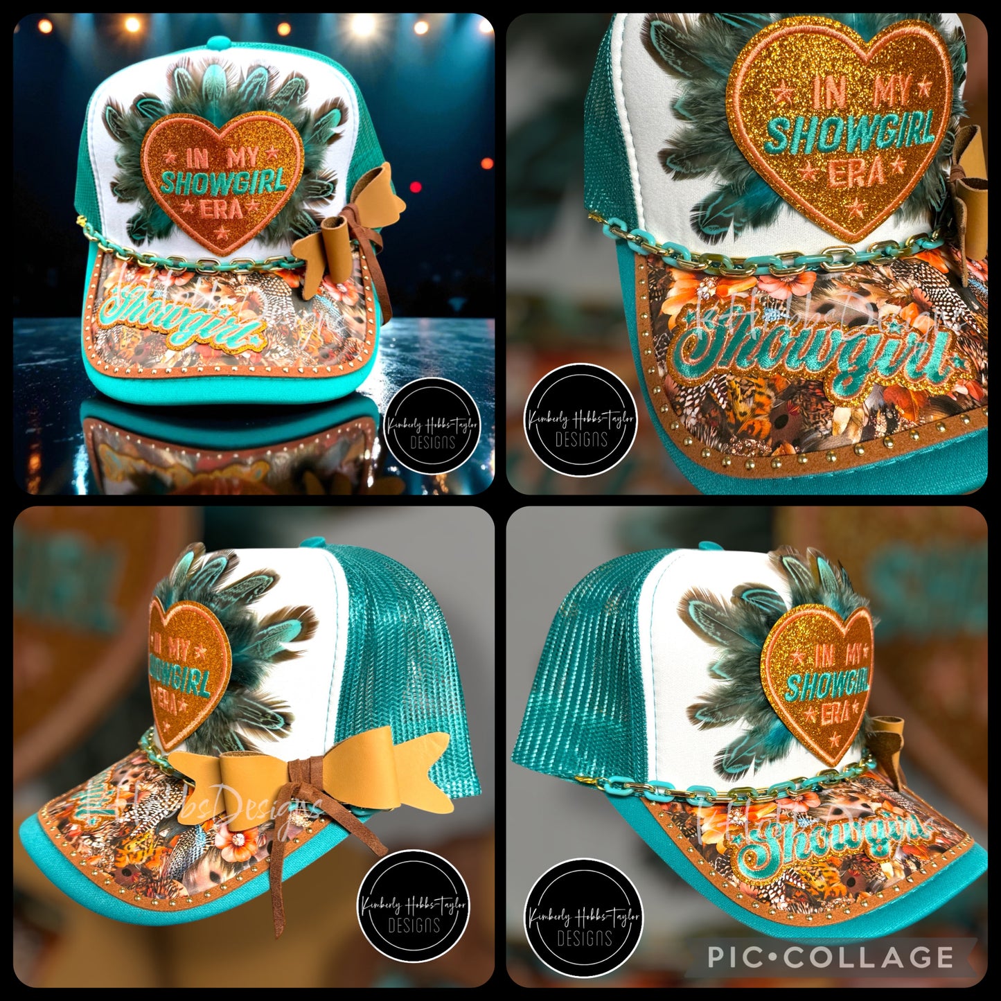 Fancy Feathered Trucker Hat