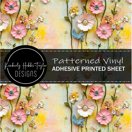 Layered Florals A vinyl