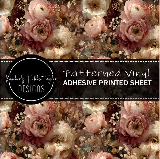 Pint Mint Florals vinyl