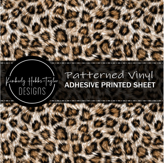 Large Furry Leopard vinyl