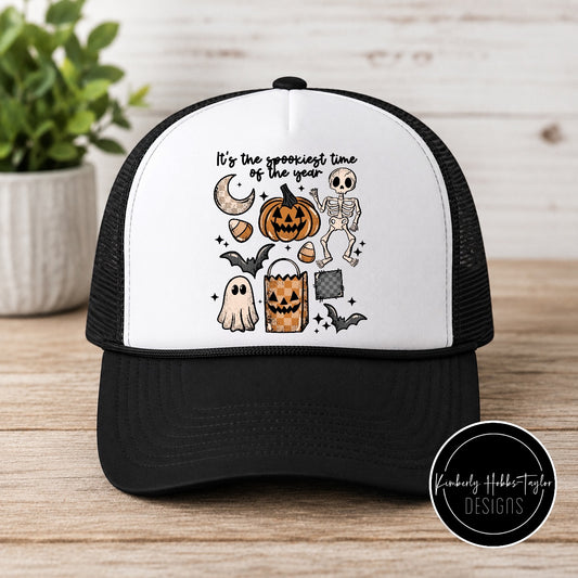 DTF Hat Transfer - Spookiest Time of the Year