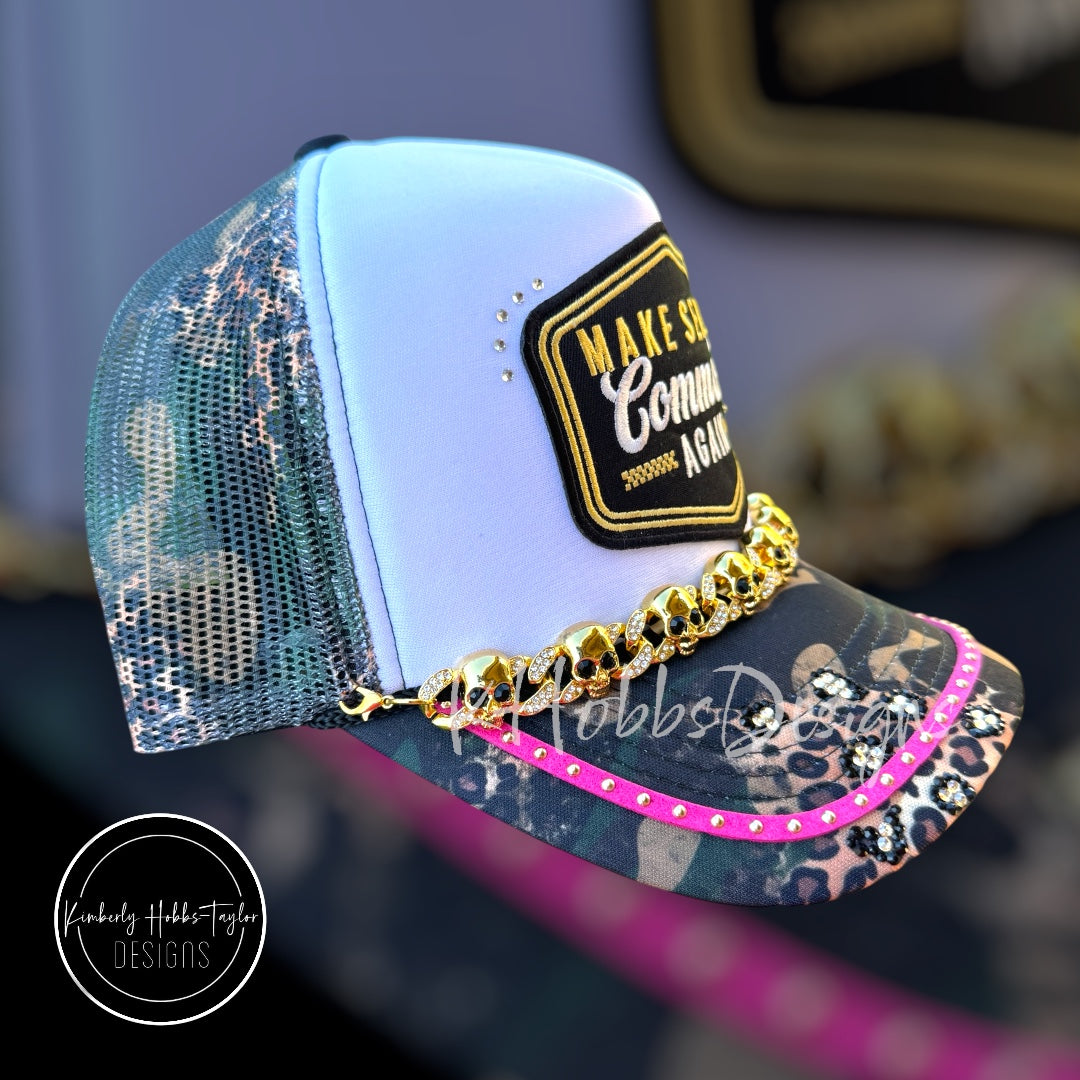 Make Sense Common Again - Gold Trucker Hat