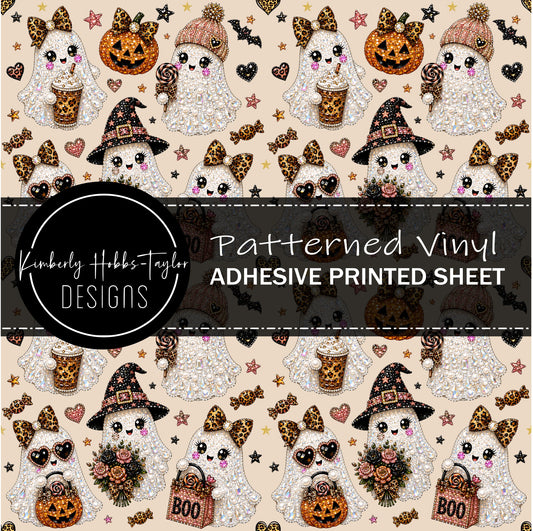 Bling Ghost Collage - Adhesive Vinyl