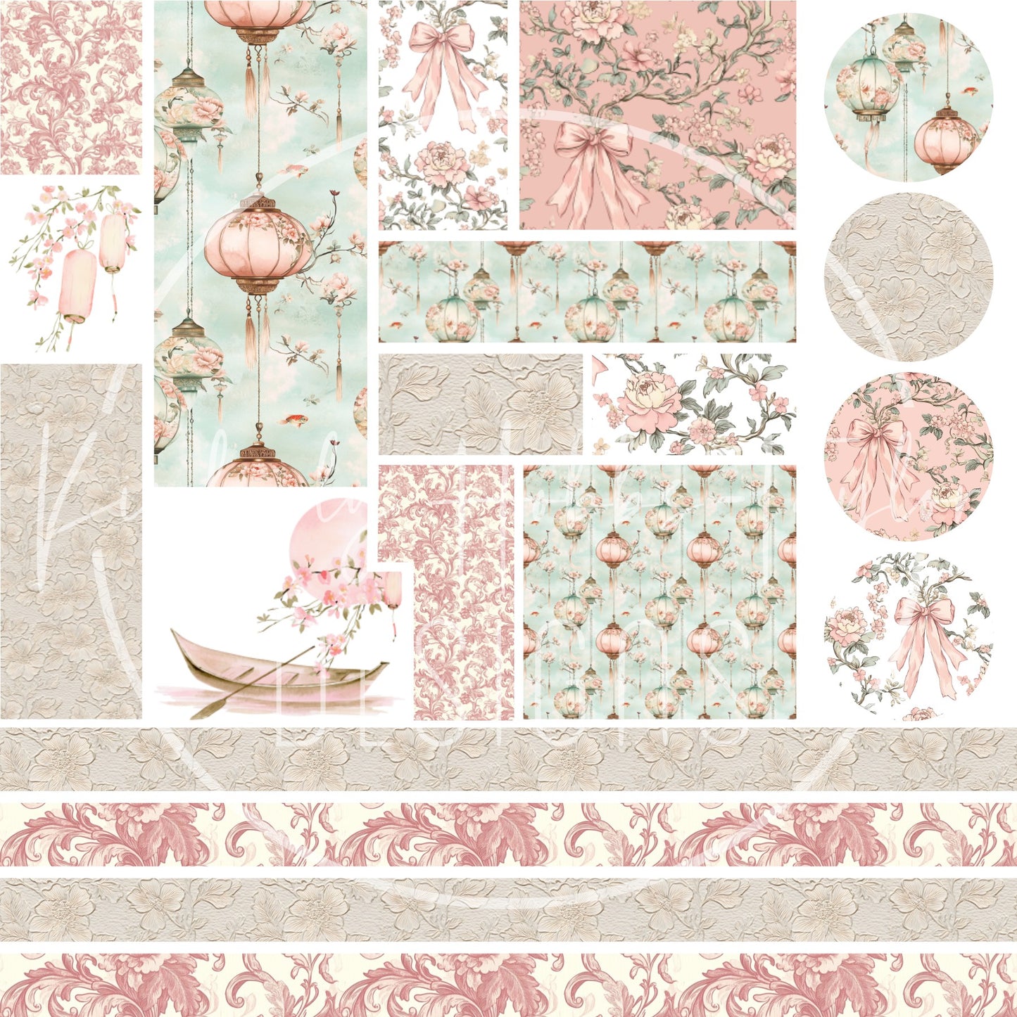 QUICK CUTS - Floating Wishes Patchwork vinyl