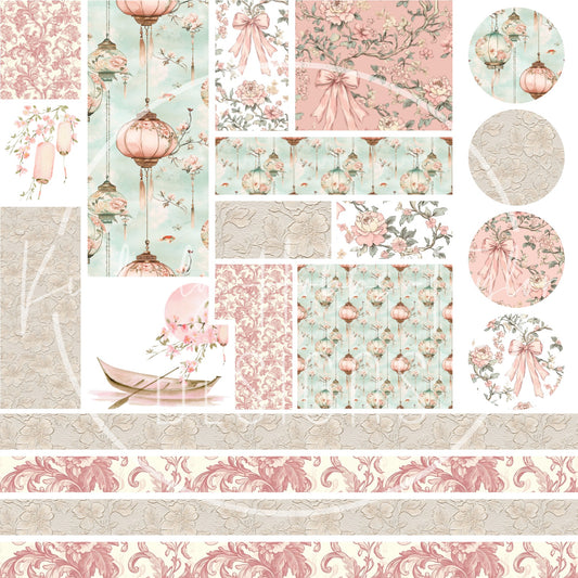 QUICK CUTS - Floating Wishes Patchwork vinyl