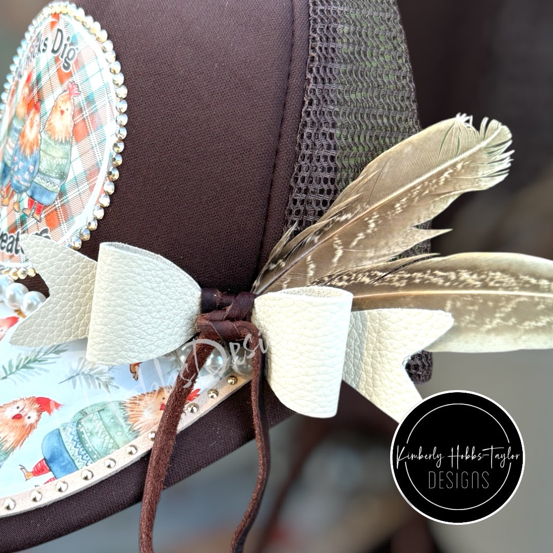 Chicks Dig Sweaters - Brown Trucker Hat