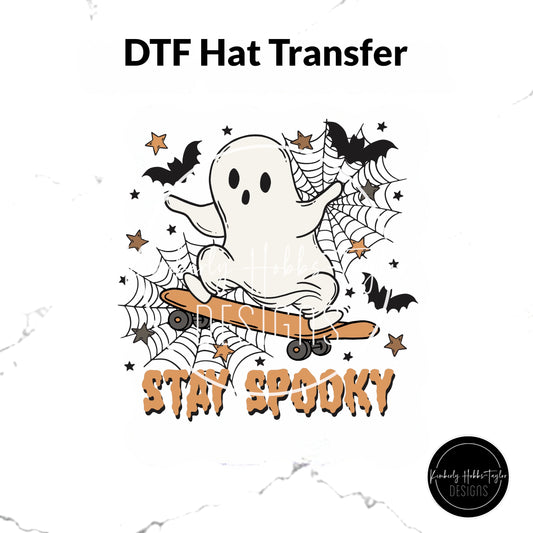 DTF Hat Transfer - Let’s Boo-gie