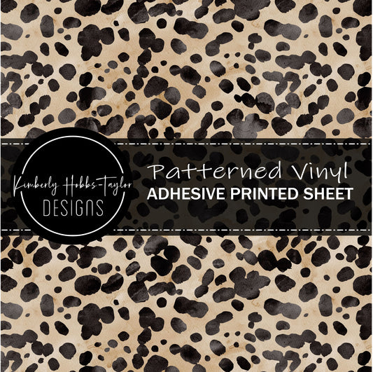 Animal Print - Leopard - Adhesive Vinyl