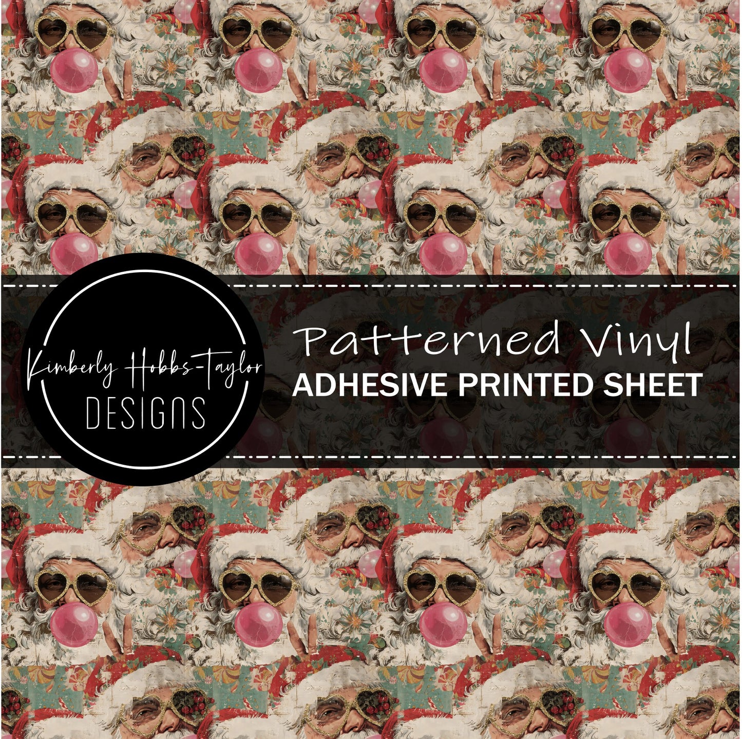 Vintage Santa Blowing Bubbles vinyl