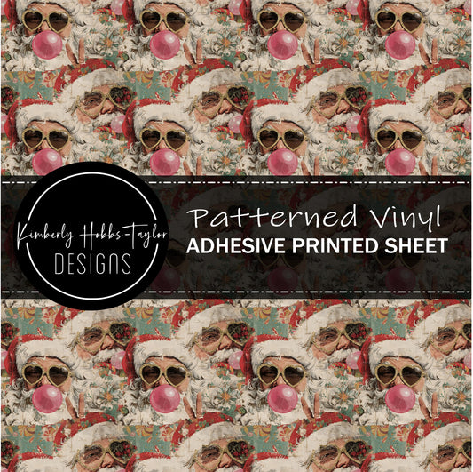 Vintage Santa Blowing Bubbles vinyl