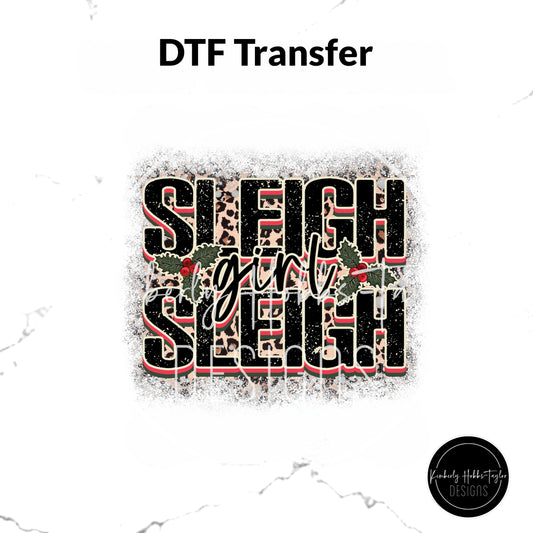 DTF Transfer - Slay Girl Sleigh