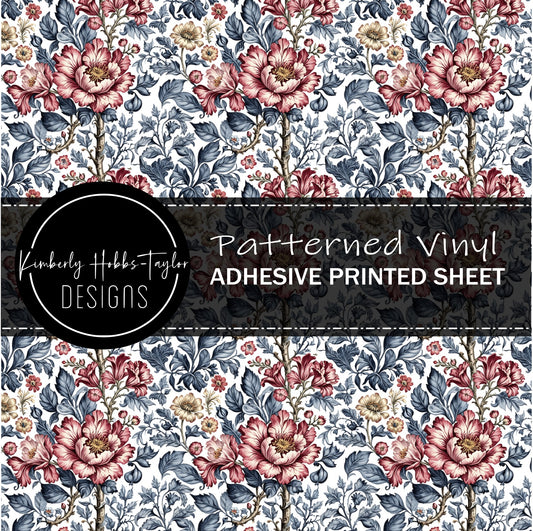 Americana Watercolor B vinyl