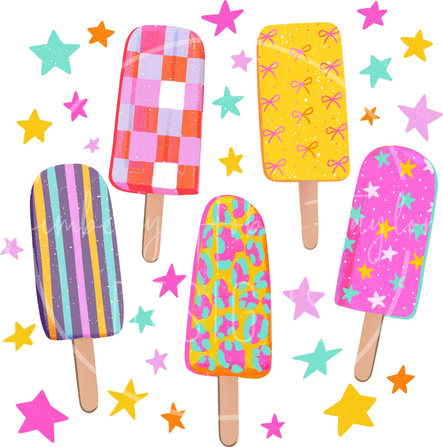 DECAL - Bright Popsicles