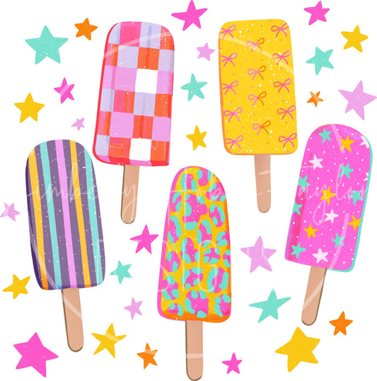 DECAL - Bright Popsicles