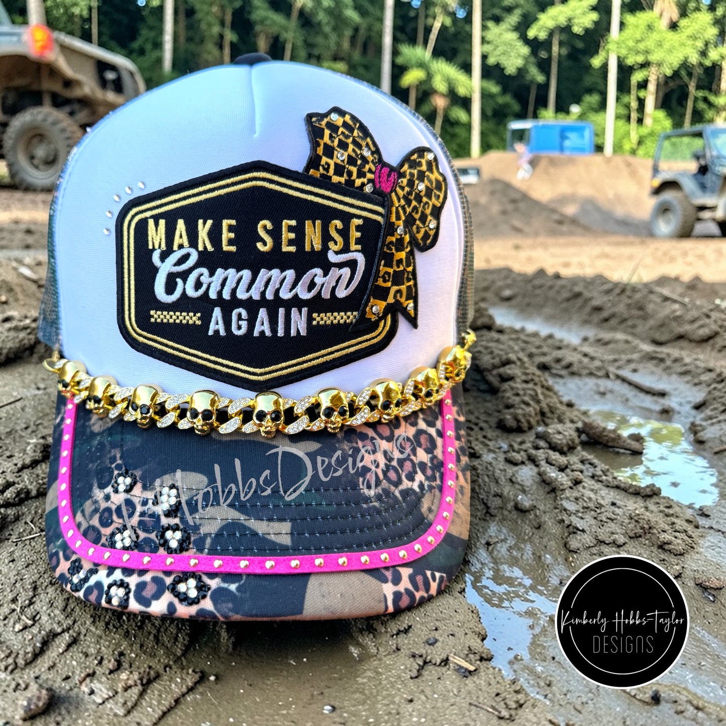 Make Sense Common Again - Gold Trucker Hat