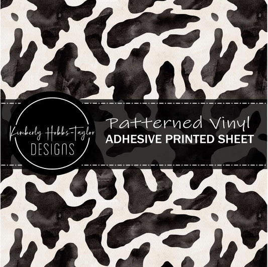 Animal Print - Cow - Adhesive Vinyl